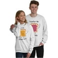thumbnail image 1 of Kawaii Matching Couples Set PB and J Unisex Plus Fleece Graphic Sweatshirt Brisco Brands 2X, 1 of 6