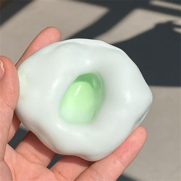 Kawaii Mochi Squishy Toys, Ice Glutinous Rice Skin Stretchable Stress Relief Squeeze Toys, Multicolor Pocket Fidget Vent, Cute Desktop Decor Novelty Gift for Teens Adults