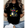 thumbnail image 1 of Kawaii Mothman Banana Milk Shake Carton Graphic up to Size 5XL Unisex T-Shirt, 1 of 2