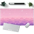 Kawaii Mouse Pad Desk Gaming Accessories Cute Clouds Xxl Mouse Pad Pink