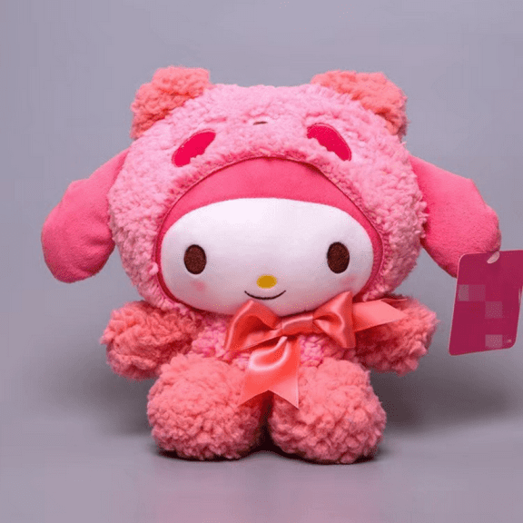 Kawaii My Melody Plush Doll - Soft Stuffed Animal Toy for Kids, Birthday & Christmas Gift