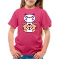 thumbnail image 1 of Kawaii Panda And Tiger Friends T-Shirt Juniors -Image by Shutterstock,  Small, 1 of 4