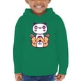 thumbnail image 1 of Kawaii Panda Tiger Friendship Hoodie Toddler -Image by Shutterstock,  2 Toddler, 1 of 4