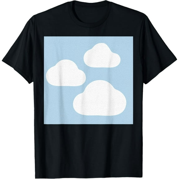 Kawaii Pastel Aesthetic Cloud and Blue Sky T-Shirt