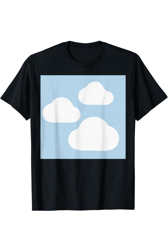 Kawaii Pastel Aesthetic Cloud and Blue Sky T-Shirt