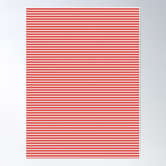 Kawaii Pastel Color Stripes Pattern Poster Wall Art, Modern Wall Decor For Living Room Bedroom, 16x24 UNFRAMED