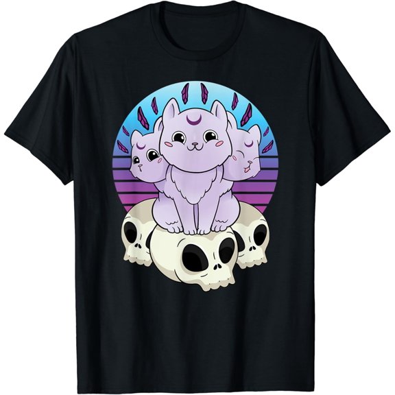 Kawaii Pastel Goth Aesthetic Cute Demon Cat Lover Women Men T Shirt