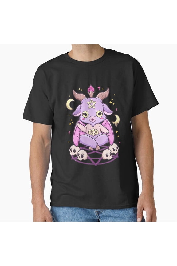 Kawaii Pastel Goth Cute Creepy Krampus Christmas H19012 T-Shirt, for Men and Women, Up to Size 5XL