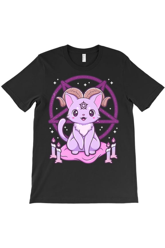 Kawaii Pastel Goth Krampus, Cute Creepy Gothic Premium Graphic H39952 T-Shirt, for Men and Women, Up to Size 5XL