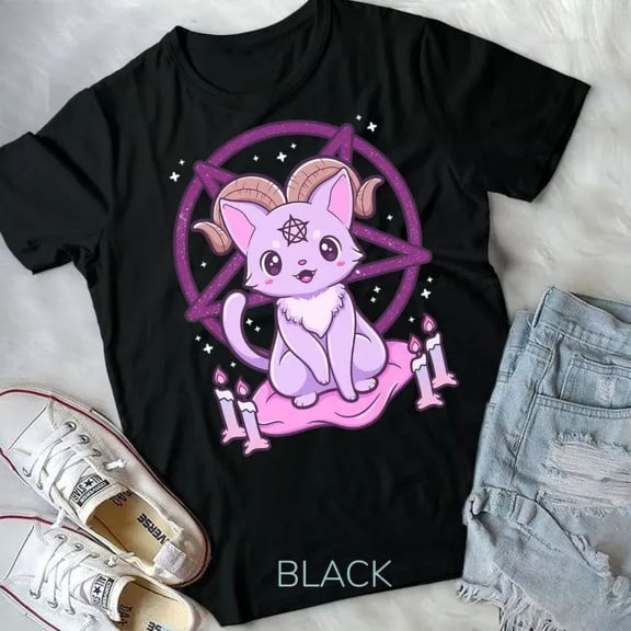 Kawaii Pastel Goth Krampus Cute Creepy Gothic Unisex Form T-Shirt