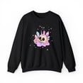 thumbnail image 1 of Kawaii Pastel Goth Unicorn Skull Sweatshirt, Cute Kawaii Halloween Shirt, 1 of 1