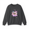 thumbnail image 1 of Kawaii Pastel Goth Unicorn Skull Sweatshirt, Cute Kawaii Halloween Shirt, 1 of 1