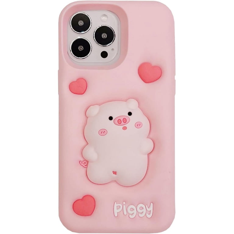 Kawaii Phone Cases Apply to iPhone 12 Pro Max,Cute Cartoon Pig