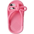 thumbnail image 1 of Kawaii Phone Cases Apply to iPhone 15 Pro,Cute Cartoon Flip-Flops Pink Phone Case 3D Funny Case for Women Girls Soft Silicone Shockproof Cover for iPhone 15 Pro, 1 of 7