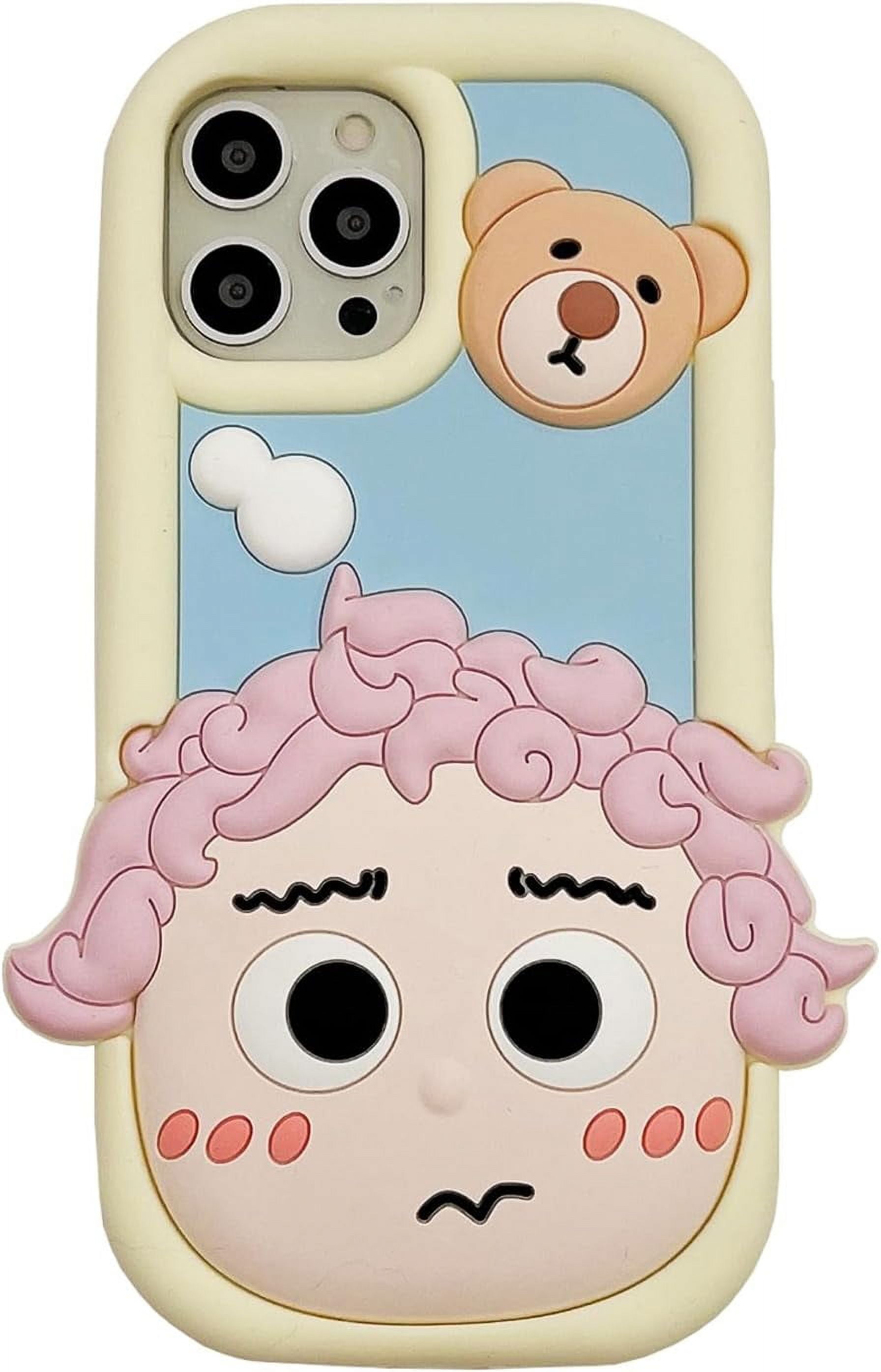 Kawaii Phone Cases for iPhone 13 Pro Max,Cute Cartoon Dinosaur Phone