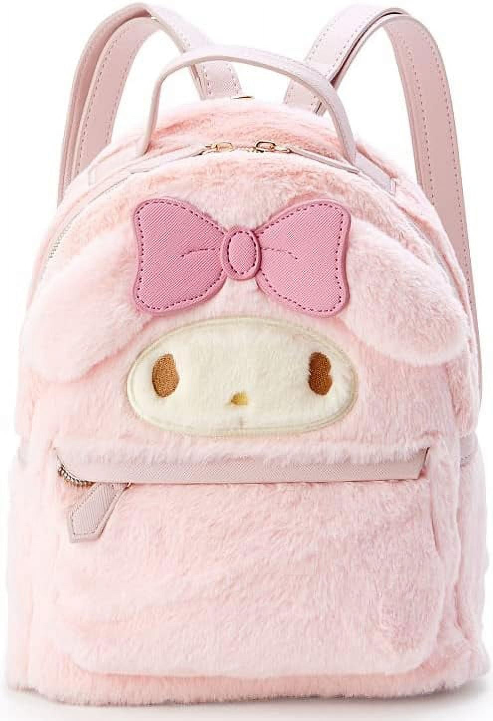 Kawaii Plush Toddler Backpack for Girl Cute Mini Furry Backpack Cartoon