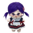thumbnail image 1 of Kawaii Plushies Plush Student Doll 8 Inch Purple Student Doll with Plush Stuffed Animals Doll with Lace Dress 1 Pack, 1 of 6