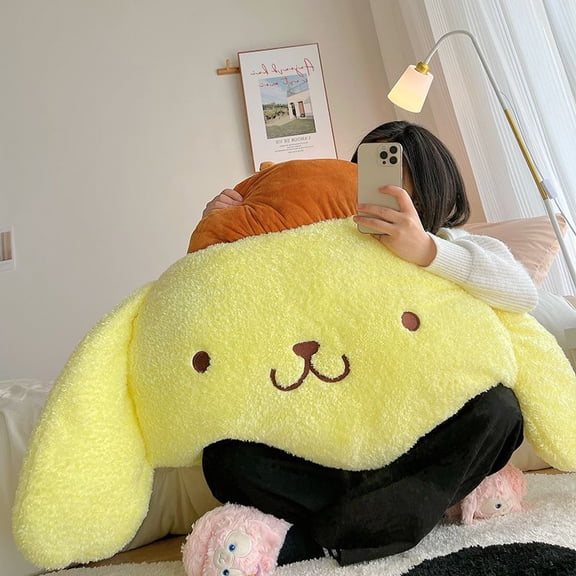 Kawaii Pom Pom Purin Plush Toy Stuffed Animals Dog Soft Pillow Pompompurin Doll Cute Room Decor Peluche Toy Gift