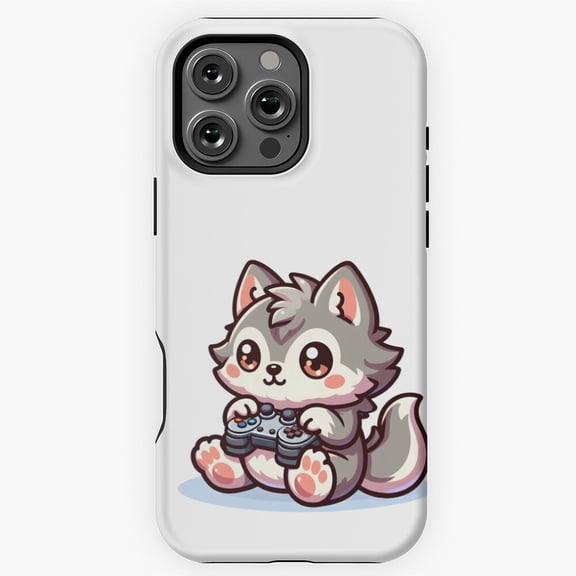 Kawaii Precious Werewolf A Game Controller Phone Case for iPhone 16 15 14 13 12 11 Pro Max M5910038