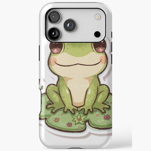 Kawaii Princess Frog Tiny Cartoon Cute Phone Case for iPhone 11 12 13 14 15 16 17 Pro Max