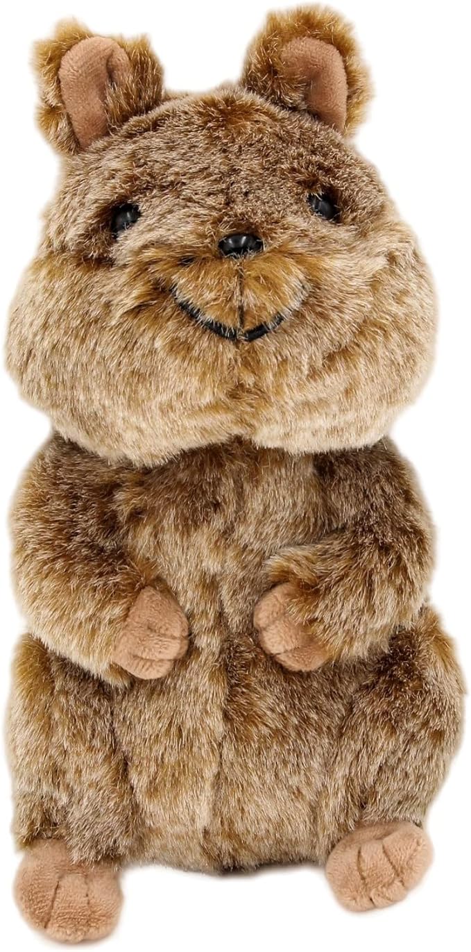 Quokka Stuffed Animal - Realistic Plush Toy, 12 Inch Lifelike Short-Tailed Kangaroo - View #10