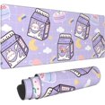 thumbnail image 1 of Kawaii Rabbit Milk Gaming Mouse Pad Large XL Cute Desk Mat Long Extended Pads Big Mousepad for Home Office Decor Accessories, 1 of 6