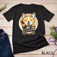 thumbnail image 1 of Kawaii Ramen Cute Anime Dog Corgi Japanese Noodlle Unisex T-shirt up to size 5XL, 1 of 2