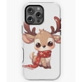thumbnail image 1 of Kawaii Reindeer Christmas Cute Animal Phone Case for iPhone 16 15 14 13 12 11 Pro Max, 1 of 2
