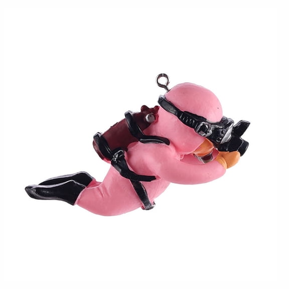 Kawaii Resin Frogman Aquarium Ornaments Interesting Floating Decoration Simulated Mini Diver Fish Tank Aquarium Accessories