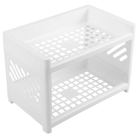 2pcs Vanity Counter Skincare Organizer Shelf Standing Rack for Kitchen Home Storage Lotion Makeup Holder