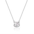 thumbnail image 1 of Kawaii Sanrio Anime Hello Kitty Necklace Cute and Sweet Cartoon Double Ring Chain Bone Couple  Pendant Girlfriend Gift, 1 of 10