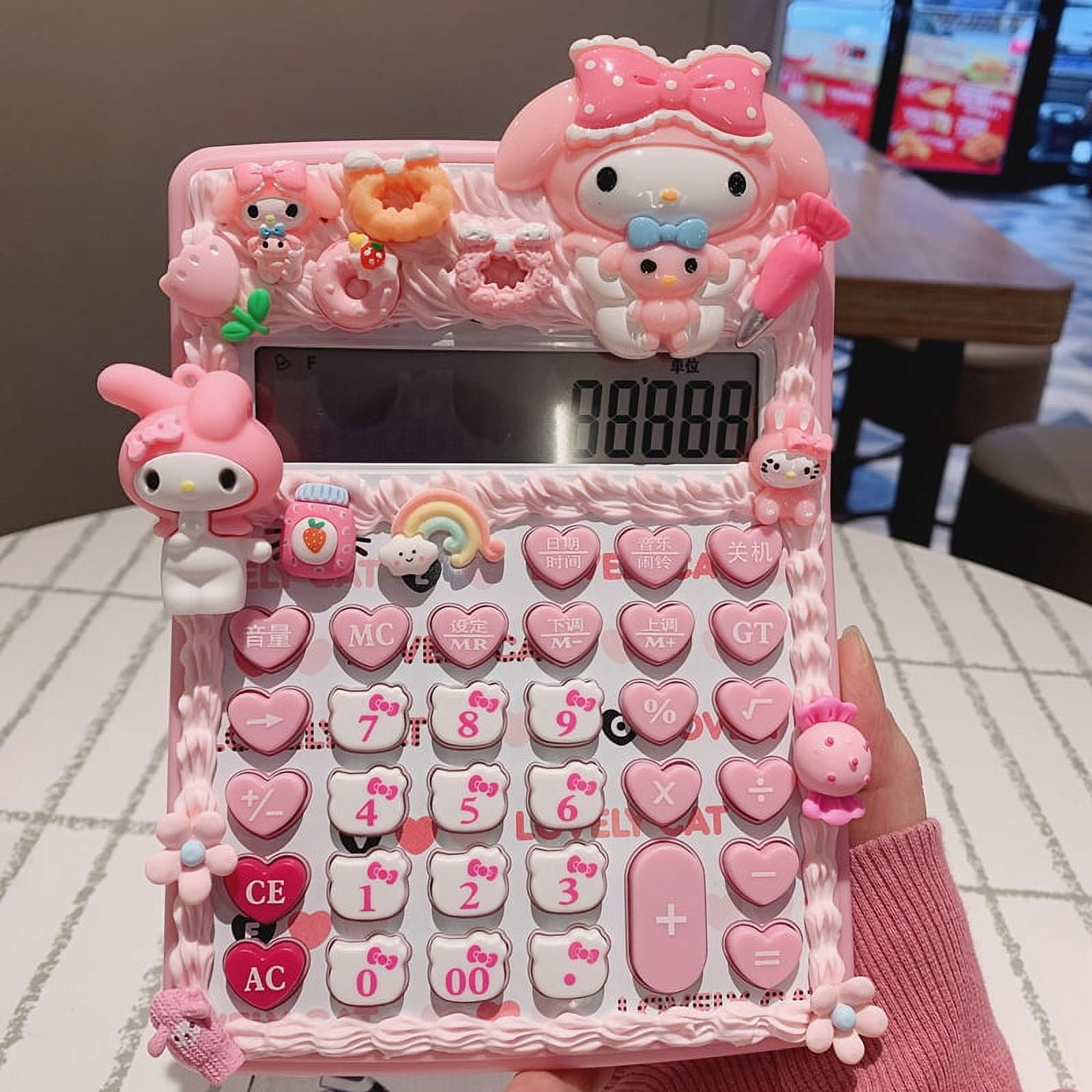 Kawaii Sanrio Anime Hellokitty Voice Calculator Cartoon Melody Student ...