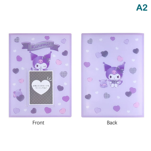 Kawaii Sanrio Binder Photocards Cover Anime Kuromi Melody Pachacco 