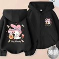 thumbnail image 1 of Kawaii Sanrio Cartoon Hoodie My Melody Autumn Winter Keep Warm Jacket Fit Adult Child Parent-Child Clothing Coat Girl Gift, 1 of 1