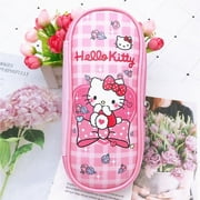 Kawaii Pencil Case Aesthetic Clear Pencil Pouch Aesthetic School Supplies  for Teen Girls Kawaii Aesthetic School Supplies (Cream)