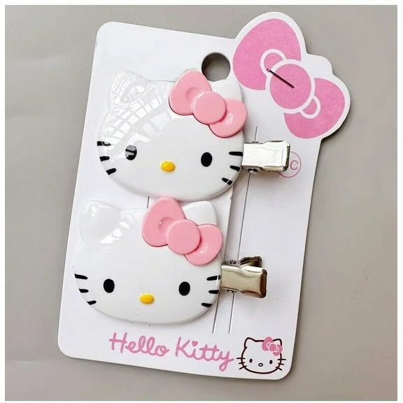 Kawaii Sanrio Hello Kitty Bangs Clip Cinnamoroll My Melody Kuromi Purin Hair Accessories Anime Cartoon Cute Headdress Girls Gift