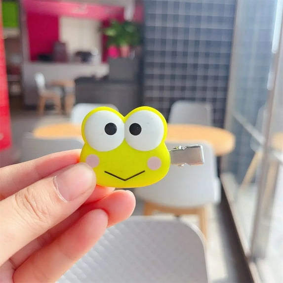 Kawaii Sanrio Hello Kitty Bangs Clip My Melody Kuromi Cinnamoroll Purin Hair Accessories Anime Cute Cartoon Headdress Girls Gift