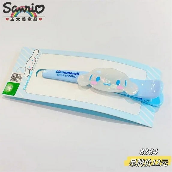Kawaii Sanrio Hello Kitty Bangs Clip My Melody Kuromi Cinnamoroll Purin Hair Accessories Anime Cute Cartoon Headdress Girls Gift