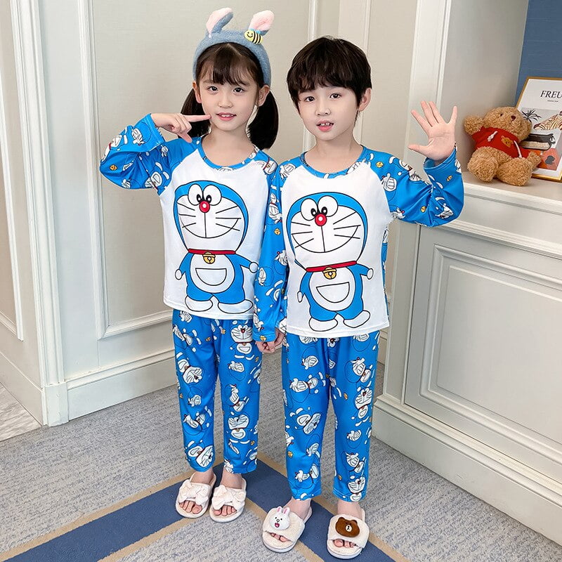 Kawaii Sanrio Hello Kitty Cinnamoroll Kuromi Children Pajamas Anime ...