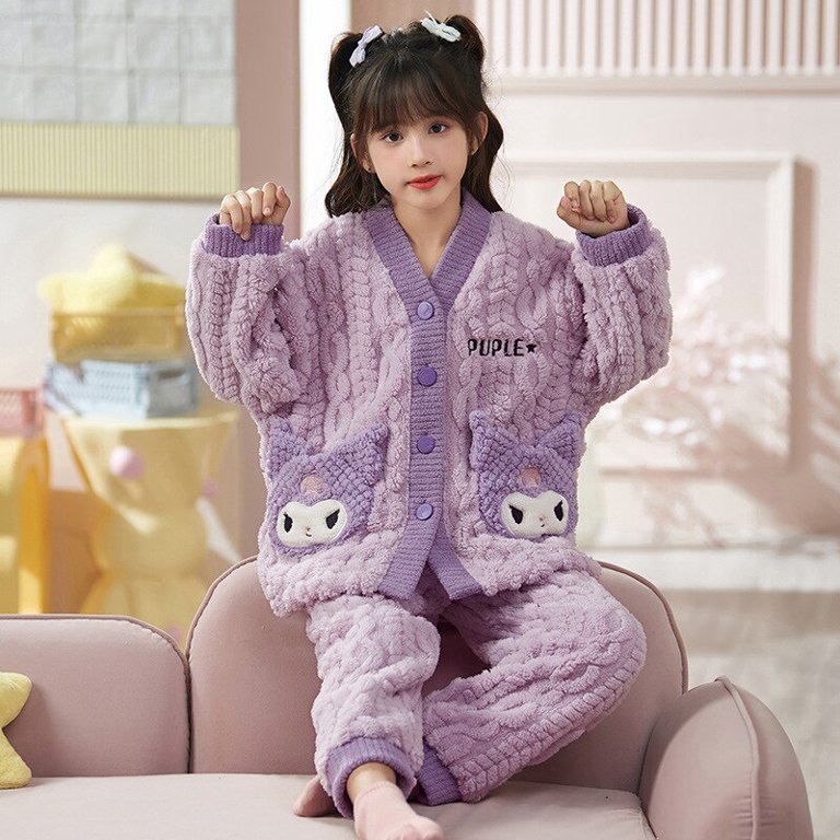 Kawaii Sanrio Hello Kitty Cinnamoroll Kuromi Children Winter