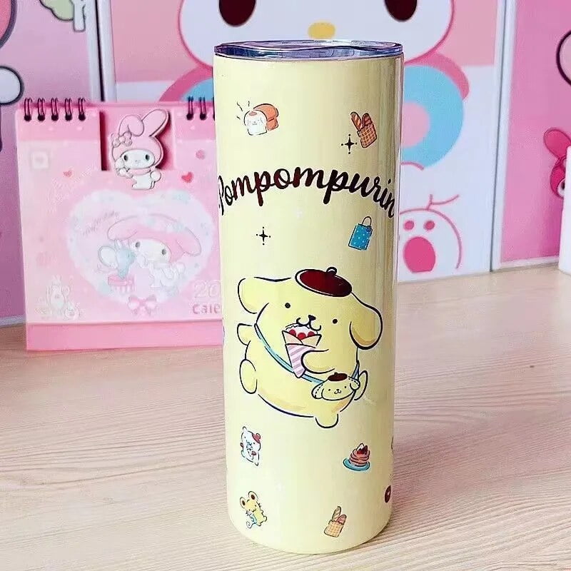 Kawaii Sanrio Hello Kitty Cup Cartoon Kuromi My Melody Stainless Steel