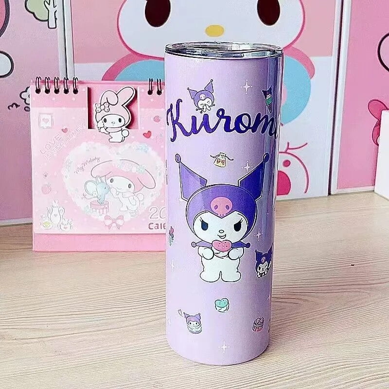 Kawaii Sanrio Hello Kitty Cup Cartoon Kuromi My Melody Stainless Steel