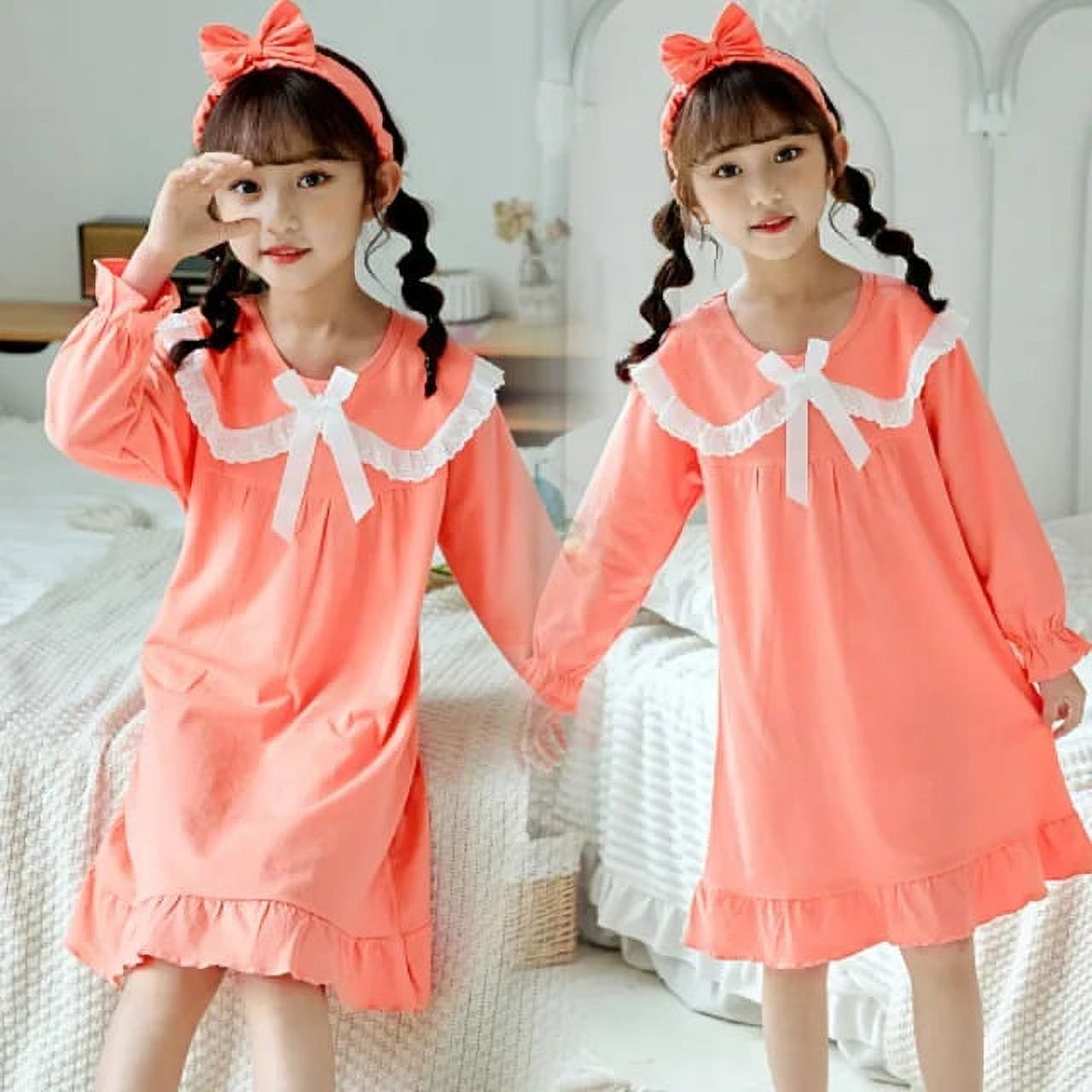 Kawaii Sanrio Hello Kitty Girl Nightgown Anime Cartoon Kuromi