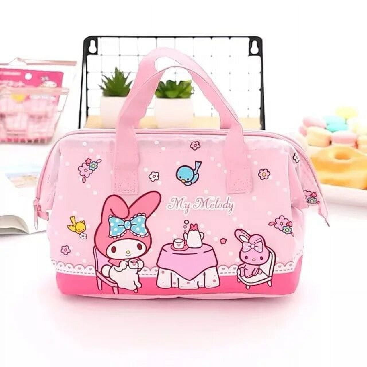 Kawaii Sanrio Hello Kitty Insulated Lunch Box Bag My Melody Cartoon