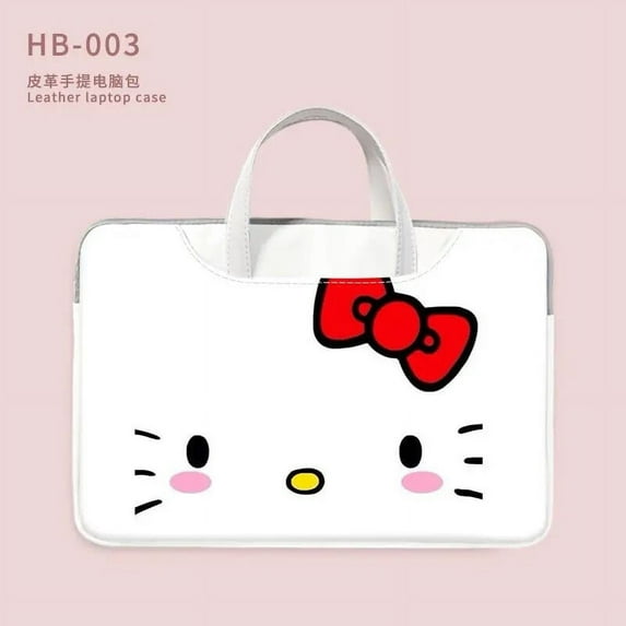Kawaii Sanrio Hello Kitty Laptop Bag Waterproof Storage Notebook Bag 13/14/15/16Inch Portable Shockproof Protection Laptop Bags