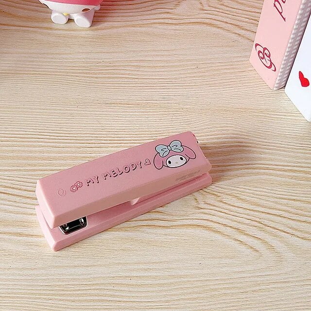 Kawaii Sanrio Hello Kitty My Melody Cinnamoroll Stapler Cartoon School 