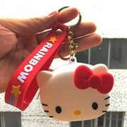 Kawaii Sanrio Hellokittys Mymelody Cute Anime Figure Avatar Silicone Coin Purse Portable Storage Small Bag Girls Gifts Kids Toys