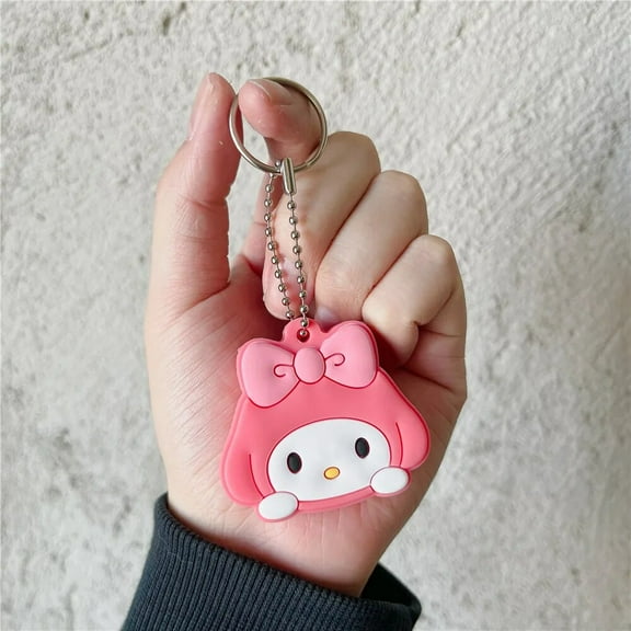 Kawaii Sanrio Key Accessories Chain HelloKitty My Melody Anime Cartoon Cute Doll Keychain Pendant Case Gift Toy