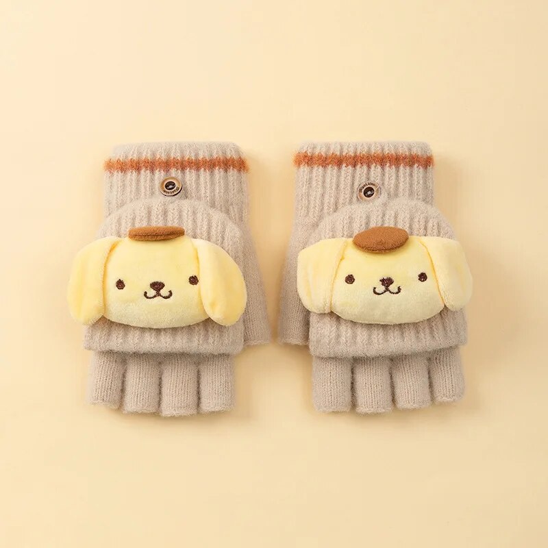Kawaii Domo Kun Cute Cartoon Gloves - Winter Warm A Produktbild-Vorschau 5
