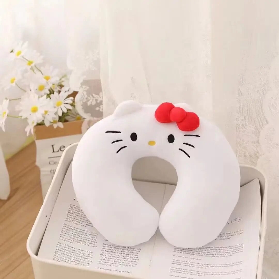 Kawaii Sanrio Neck Pillow Cartoon Hello Kitty My Melody Kuromi